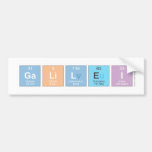 Galilei  Bumper Stickers