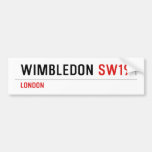 WIMBLEDON  Bumper Stickers