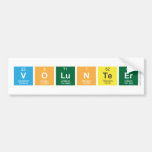 VOLUNTEER  Bumper Stickers