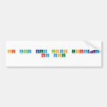 HI MINA BALANI LOWO TSHEMBEKA 
 HEY YOU  Bumper Stickers