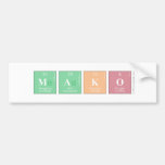 Mako  Bumper Stickers