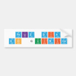 Feliz dia 
 do Quimico  Bumper Stickers