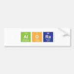 alora  Bumper Stickers
