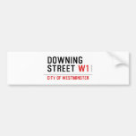 downing street  Bumper Stickers