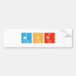 MHR  Bumper Stickers
