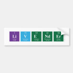 LIVENDER  Bumper Stickers