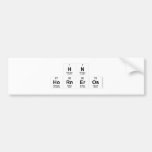 Hn
 Horneros  Bumper Stickers
