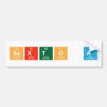sexto A  Bumper Stickers