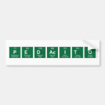 Pedacito  Bumper Stickers