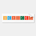 Safitri  Bumper Stickers