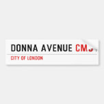 Donna Avenue  Bumper Stickers