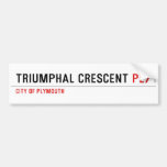 Triumphal Crescent  Bumper Stickers