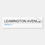 Leamington Avenue  Bumper Stickers