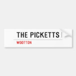 the picketts  Bumper Stickers