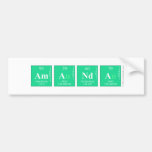 Amanda  Bumper Stickers
