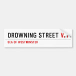 Drowning street  Bumper Stickers
