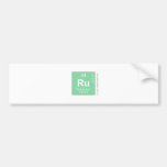 Ru  Bumper Stickers