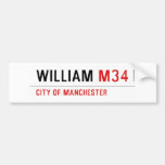 william  Bumper Stickers