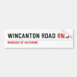 WINCANTON ROAD  Bumper Stickers