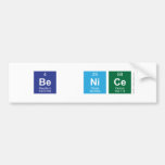 Be Nice  Bumper Stickers