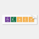 French  Bumper Stickers