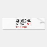 Shimtonic Street  Bumper Stickers