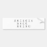 Periodic
 Table
 Writer  Bumper Stickers
