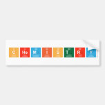 chemistry  Bumper Stickers