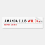Amanda Ellis  Bumper Stickers