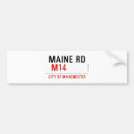 MAINE RD   Bumper Stickers
