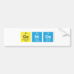 genios  Bumper Stickers