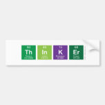 thinker  Bumper Stickers