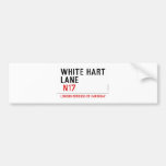 white hart lane   Bumper Stickers