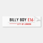 Billy boy  Bumper Stickers