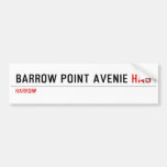 Barrow Point Avenie  Bumper Stickers