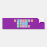 Periodic
 Table
 Writer  Bumper Stickers