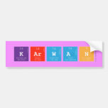 karwan  Bumper Stickers