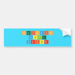Periodic
 Table
 Writer  Bumper Stickers