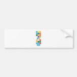 abc
 def
 ghi
 jkl
 mno
 pqr
 stu
 vwx
 yz  Bumper Stickers
