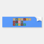 Periodic
 Table
 Writer  Bumper Stickers