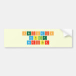 Periodic
 Table
 Writer  Bumper Stickers