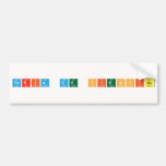 feria de ciencias  Bumper Stickers