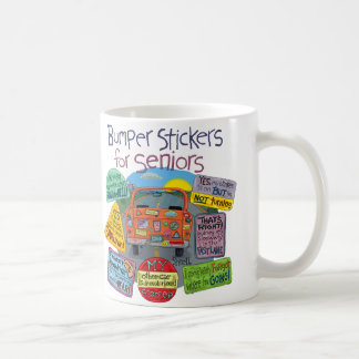 Bumper Stickers for Seniors Coffee Mug