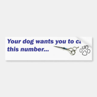 Bumper - Your Dog Wants You to Call... Sticker