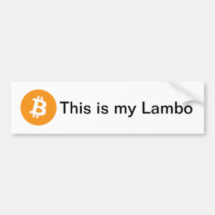 Bumpersticker - This is my Lambo Bumper Sticker
