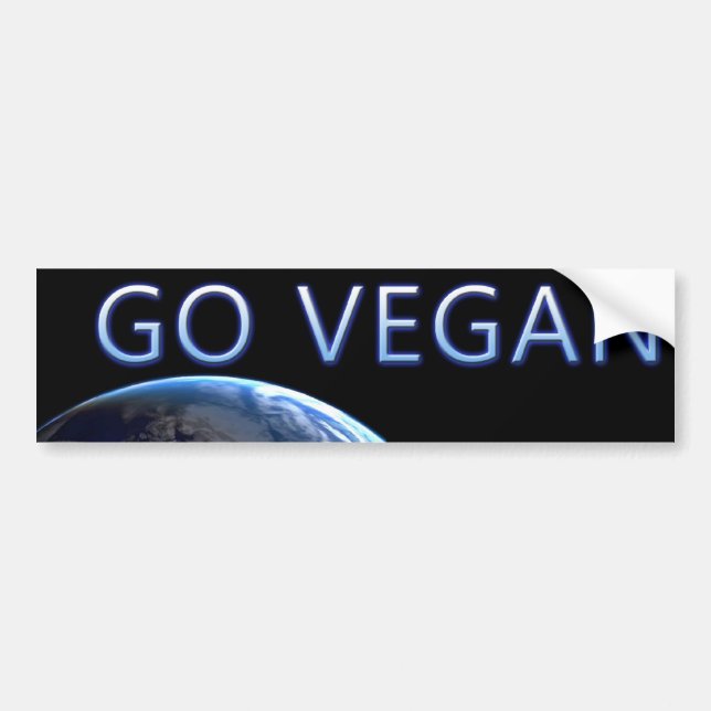 bumpersticker-VEGAN4 Bumper Sticker (Front)