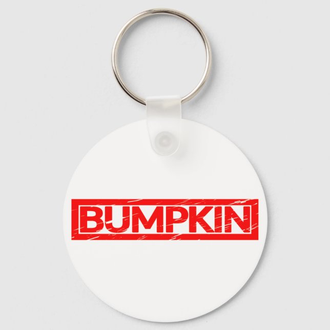 Bumpkin Stamp Keychain (Front)