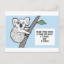 Bumpy Brains Koala Postcard