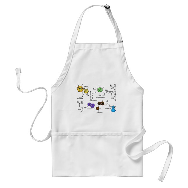 Bumpy Neurotransmitters Adult Apron (Front)