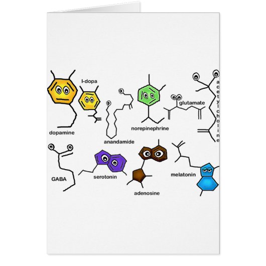 Bumpy Neurotransmitters Cards (Front)